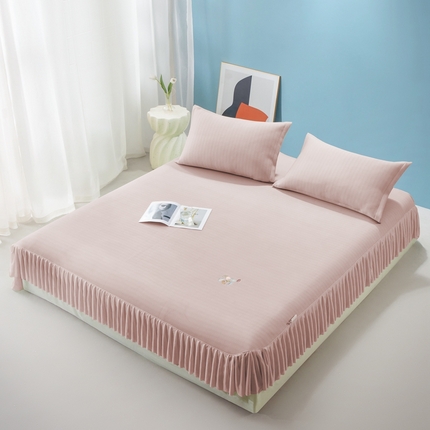 91家纺网 家纺一手货源 找家纺 （总）凉百百 2024新款凉豆豆斜纹床单床裙款凉席