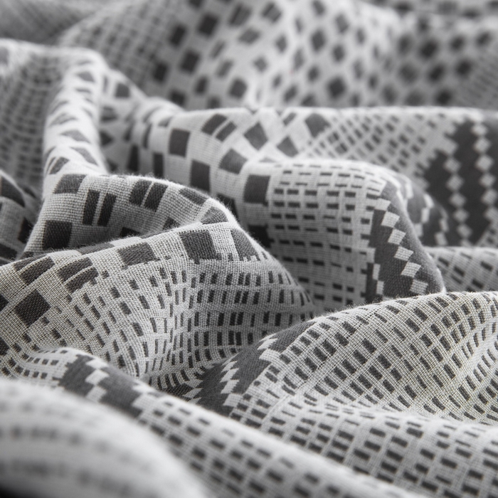 91家纺网 家纺一手货源 找家纺 棉邦 2024新品亲肤双层纱四件套 简兮