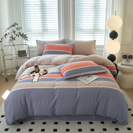 91家纺网 家纺一手货源 找家纺 （总）金纱玉纺家纺 2024新款全棉水洗棉四件套汇总