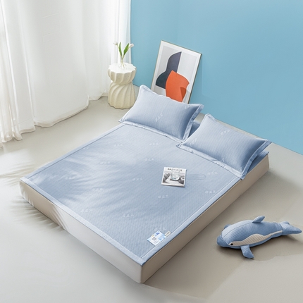 91家纺网 家纺一手货源 找家纺 （总）凉百百 2024新款凉豆豆小米粒凉席冰豆豆凉席直播优选