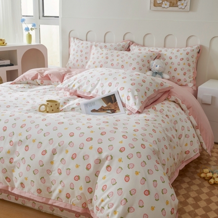 91家纺网 家纺一手货源 找家纺 （总）薏思家纺 2025新款50支新疆云小棉-工艺款四件套