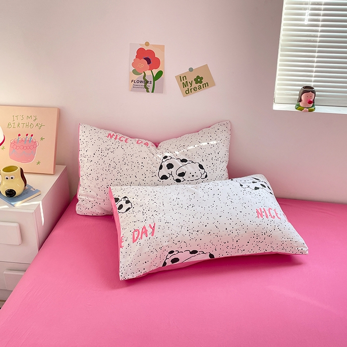 91家纺网 家纺一手货源 找家纺 卡斯诺家纺馆 2025新款水洗云朵棉夏被 （下载包包含买家秀）斑点狗