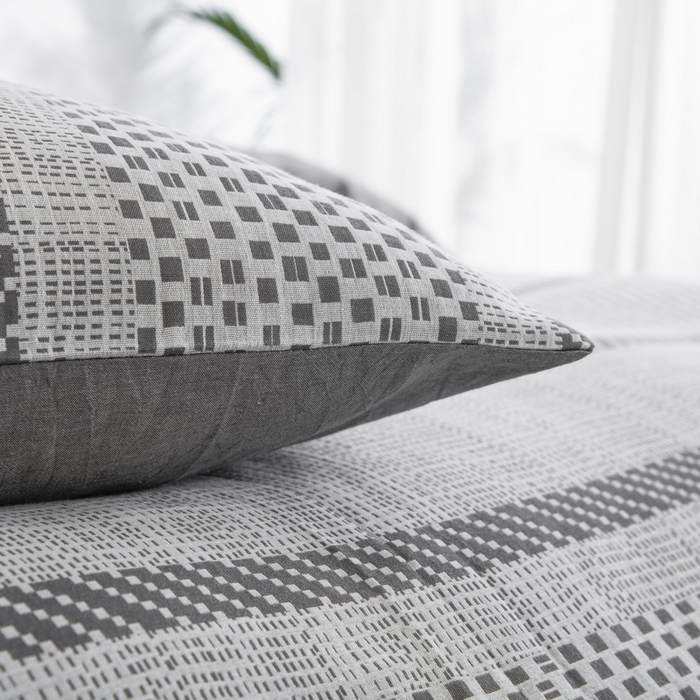 91家纺网 家纺一手货源 找家纺 棉邦 2024新品亲肤双层纱四件套 简兮