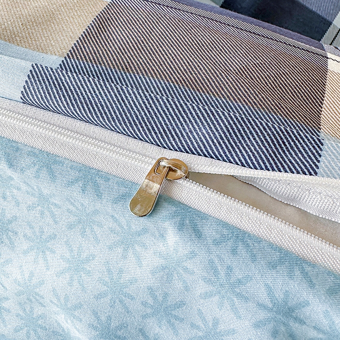 91家纺网 家纺一手货源 找家纺 棉造2023新款13372纯棉学生宿舍上下床套件全棉三件套六件套蓝色梦想