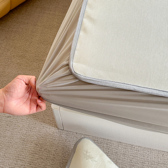 91家纺网 家纺一手货源 找家纺 萝莉家纺 2024新款大版冰丝凉席床席床笠款 去摘蓝莓吧-床笠款