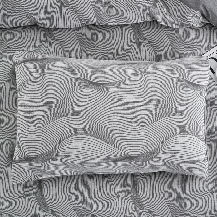 91家纺网 家纺一手货源 找家纺 棉邦 2024新品亲肤双层纱四件套 银河律动