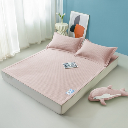 91家纺网 家纺一手货源 找家纺 （总）凉百百 2024新款冰豆豆大豆款凉席冰丝席可折叠收纳直播优选