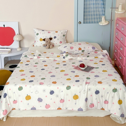 91家纺网 家纺一手货源 找家纺 （总）一加一 2025新款A类牛奶丝针织棉大豆夏被