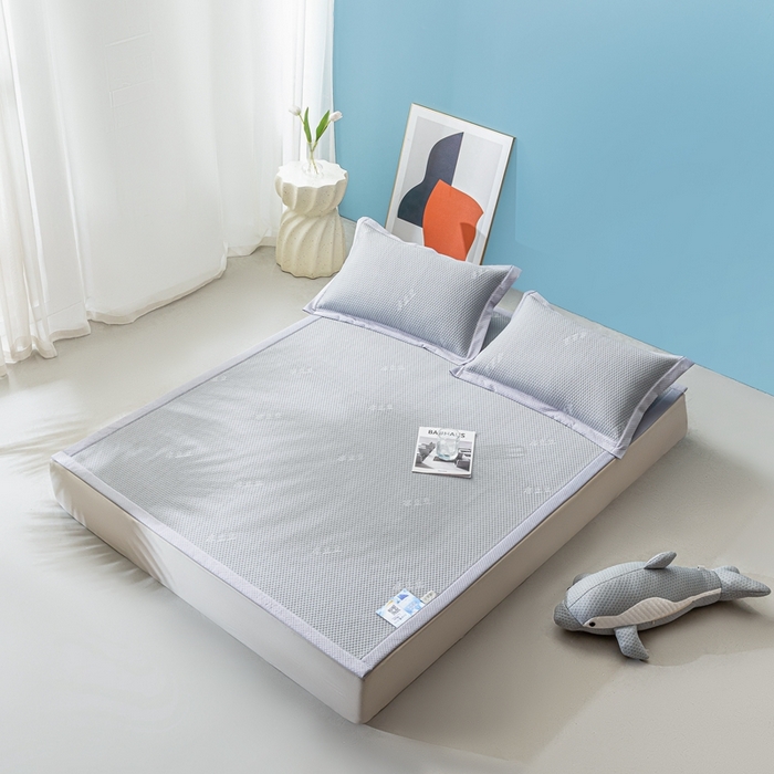 91家纺网 家纺一手货源 找家纺 （总）凉百百 2024新款凉豆豆小米粒凉席冰豆豆凉席直播优选