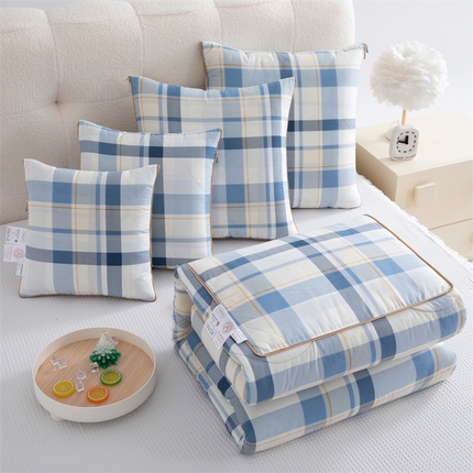 91家纺网 家纺一手货源 找家纺 （总）照世家纺 2025新款全棉印花抗菌棉抱枕被