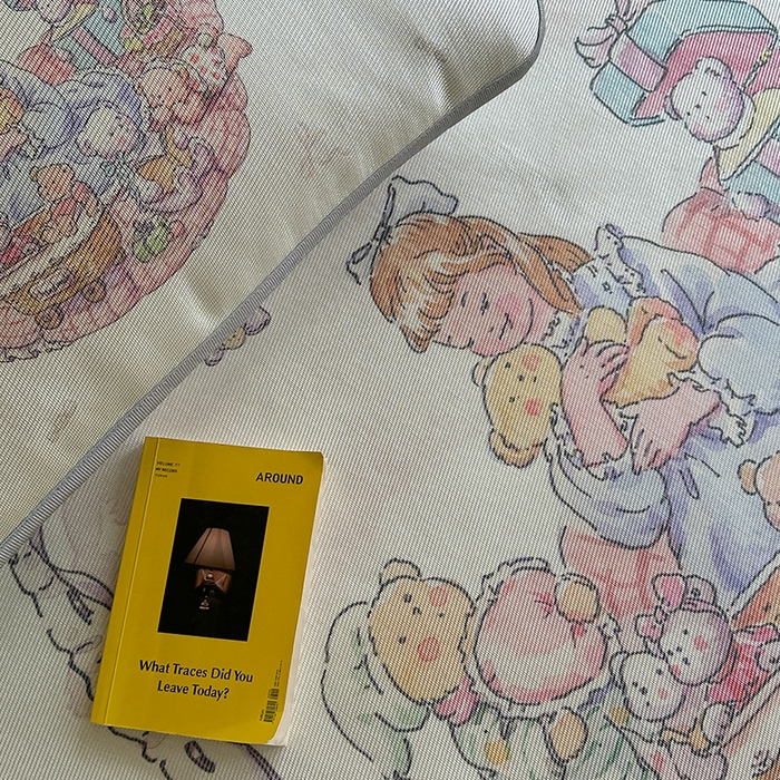 91家纺网 家纺一手货源 找家纺 萝莉家纺 2024新款大版冰丝凉席床席床笠款 我和我的玩具小熊们-平席款 