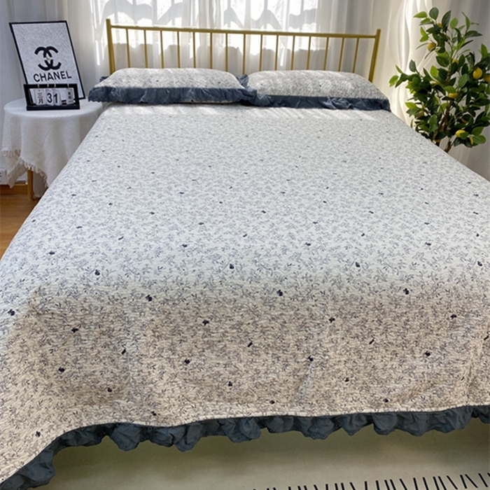 91家纺网 家纺一手货源 找家纺 暖居 2024新款豆豆被四件套 南法假日