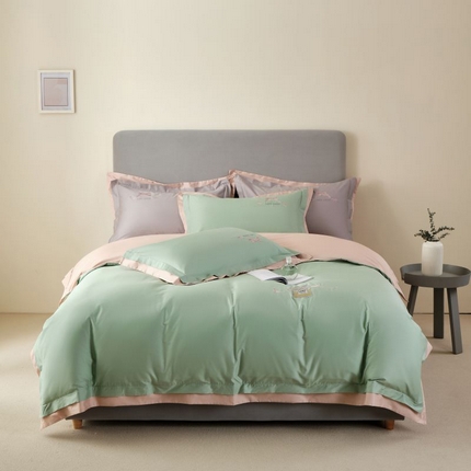 91家纺网 家纺一手货源 找家纺 （总）LADY COCO 2024新款全棉翻盖式三边拉链四件套-东方好棉香水瓶系列