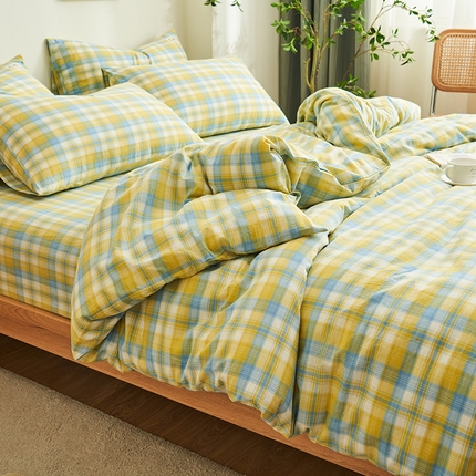 91家纺网 家纺一手货源 找家纺 （总）21度C 2024新款全棉水洗棉四件套