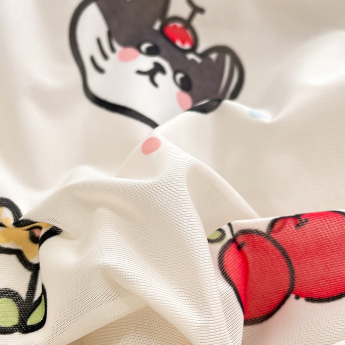 91家纺网 家纺一手货源 找家纺 美梦里 2024新款凉豆豆夏被空调被印花卡通库洛米夏凉被子 动物派对