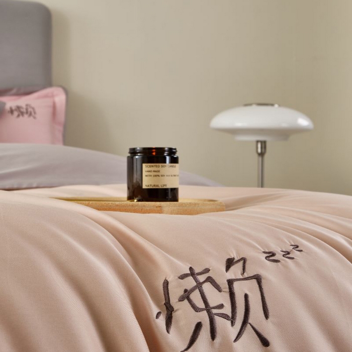 91家纺网 家纺一手货源 找家纺 （总）LADY COCO 2024新款全棉翻盖式三边拉链四件套-东方好棉懒福系列