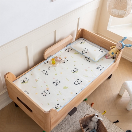 91家纺网 家纺一手货源 找家纺 （总）艾佳宝贝 2024春夏600D加密儿童幼儿园宿舍冰丝席