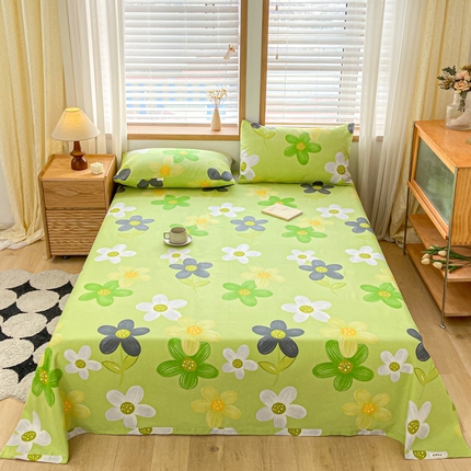 91家纺网 家纺一手货源 找家纺 总 新印象 2025新款原棉包边工艺款老粗布床单三件套