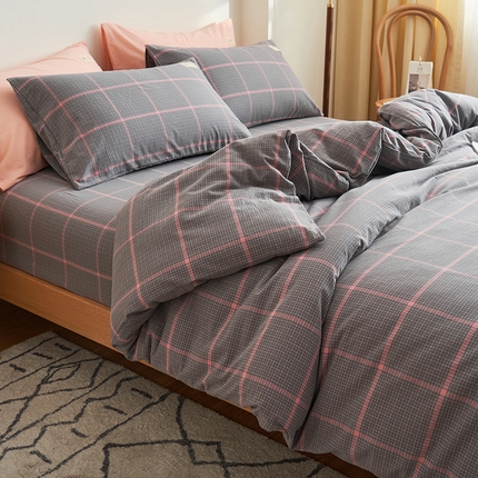 91家纺网 家纺一手货源 找家纺 （总）21度C 2024新款全棉水洗棉四件套