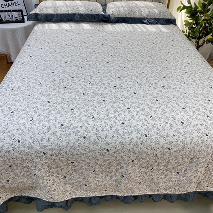 91家纺网 家纺一手货源 找家纺 暖居 2024新款豆豆被四件套 南法假日