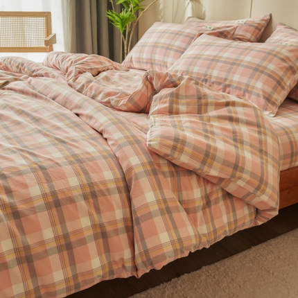 91家纺网 家纺一手货源 找家纺 （总）21度C 2024新款全棉水洗棉四件套