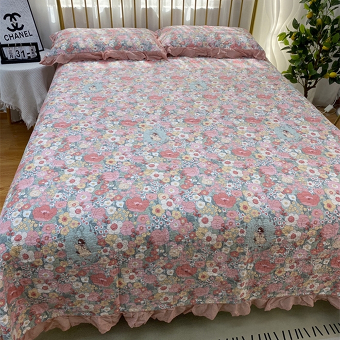 91家纺网 家纺一手货源 找家纺 暖居 2024新款豆豆被四件套 安娜公主