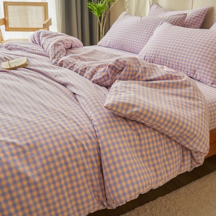 91家纺网 家纺一手货源 找家纺 （总）21度C 2024新款全棉水洗棉四件套