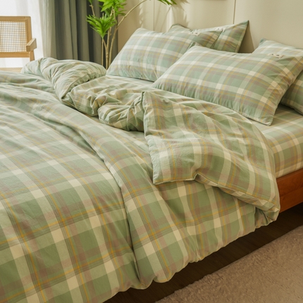 91家纺网 家纺一手货源 找家纺 （总）21度C 2024新款全棉水洗棉四件套