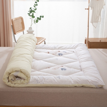 91家纺网 家纺一手货源 找家纺 金泰莱 2025新款全棉学生床垫幼儿园立体儿童床垫子床褥子新疆棉填充全棉纱布床垫 木棉情