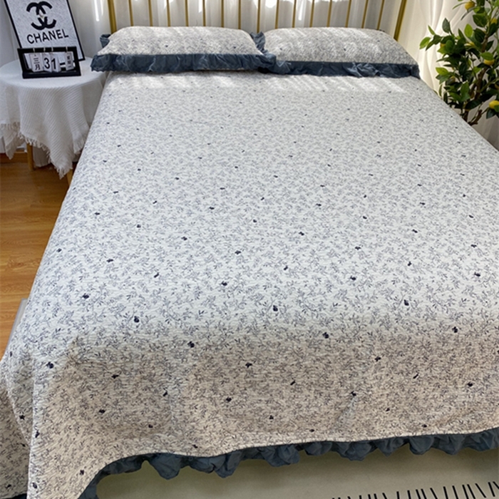 91家纺网 家纺一手货源 找家纺 暖居 2024新款豆豆被四件套 南法假日