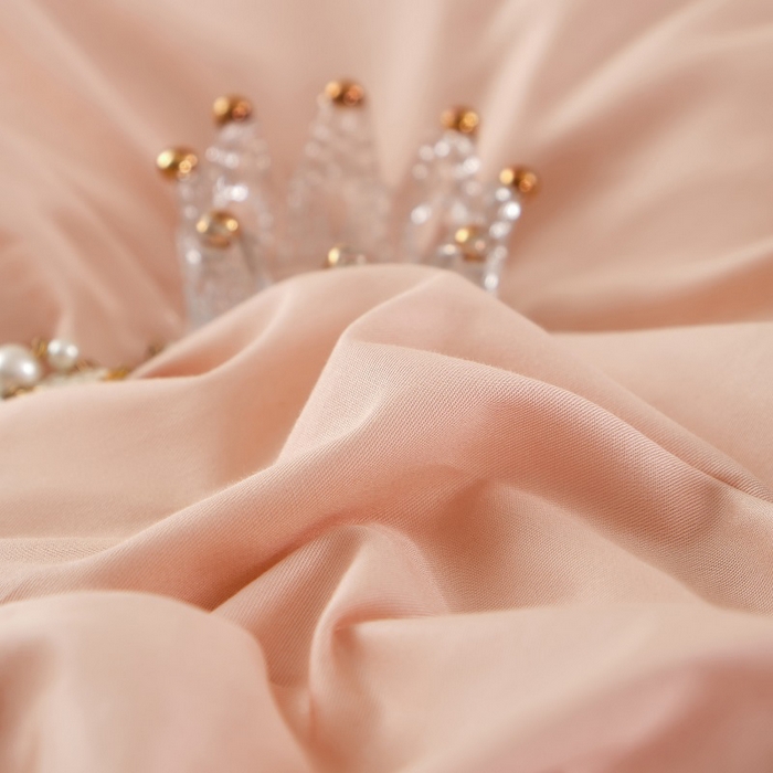 91家纺网 家纺一手货源 找家纺 LADY COCO 2024新款全棉翻盖式三边拉链四件套-东方好棉冠军熊系列 卡其色