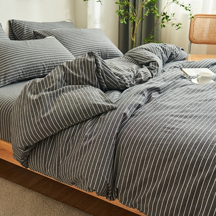 91家纺网 家纺一手货源 找家纺 （总）21度C 2024新款全棉水洗棉四件套