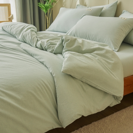 91家纺网 家纺一手货源 找家纺 （总）21度C 2024新款全棉水洗棉四件套