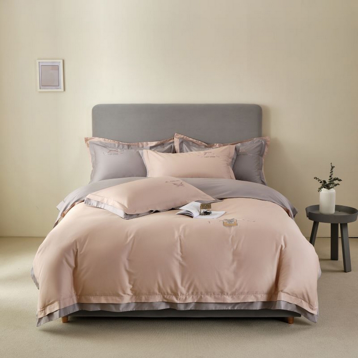 91家纺网 家纺一手货源 找家纺 （总）LADY COCO 2024新款全棉翻盖式三边拉链四件套-东方好棉香水瓶系列