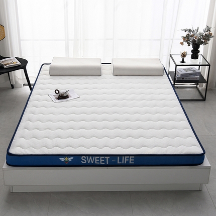 91家纺网 家纺一手货源 找家纺 （总）羽涵 2024新款10A抗菌10A抗菌防塌陷针织棉立体床垫-波浪线