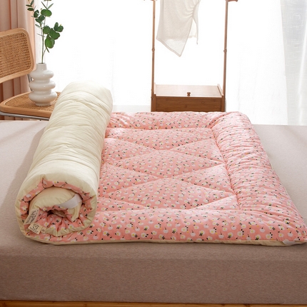 91家纺网 家纺一手货源 找家纺 （总）金泰莱 2025新款全棉学生床垫幼儿园立体儿童床垫子床褥子新疆棉填充全棉纱布床垫