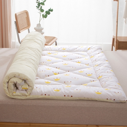 91家纺网 家纺一手货源 找家纺 金泰莱 2025新款全棉学生床垫幼儿园立体儿童床垫子床褥子新疆棉填充全棉纱布床垫 皇冠