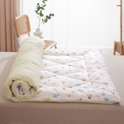 （总）金泰莱 2024新款全棉学生床垫幼儿园立体儿童床垫子床褥子新疆棉填充全棉纱布床垫