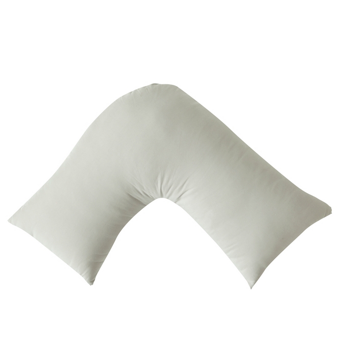 91家纺网 家纺一手货源 找家纺 星芯合家纺 2024新款懒床熟睡陪伴抱枕L型 纯色款 L型多功能枕 灰