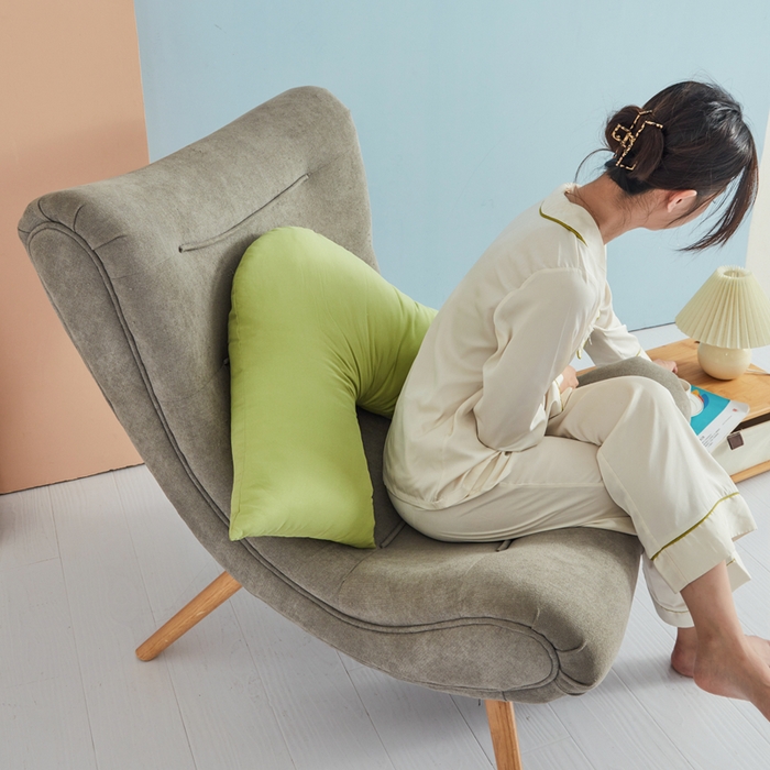 91家纺网 家纺一手货源 找家纺 （总）星芯合家纺 2024新款懒床熟睡陪伴抱枕L型 纯色款