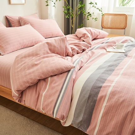 91家纺网 家纺一手货源 找家纺 （总）21度C 2024新款全棉水洗棉四件套