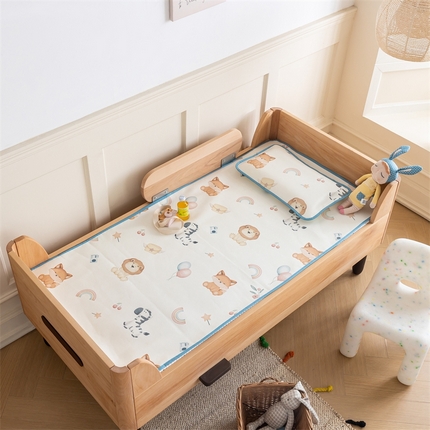 91家纺网 家纺一手货源 找家纺 （总）艾佳宝贝 2024春夏600D加密儿童幼儿园宿舍冰丝席