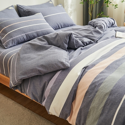 91家纺网 家纺一手货源 找家纺 （总）21度C 2024新款全棉水洗棉四件套