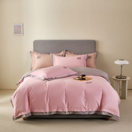 91家纺网 家纺一手货源 找家纺 （总）LADY COCO 2024新款全棉翻盖式三边拉链四件套-东方好棉懒福系列