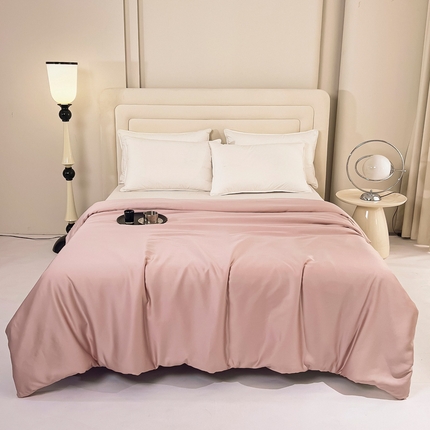 锦罗绣 2024新款80s奥地利进口兰精天丝单品被套 蜜桃粉