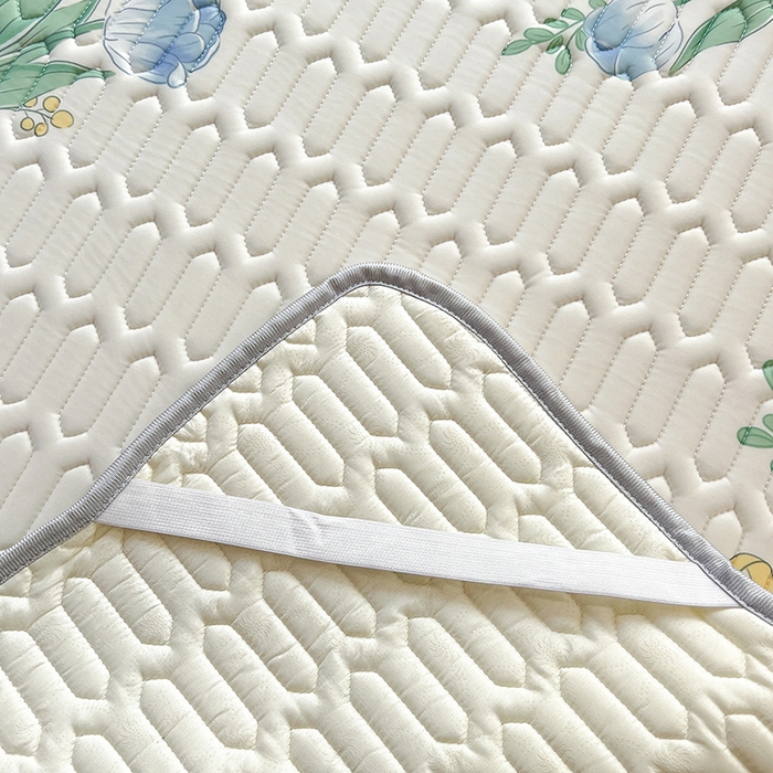 91家纺网 家纺一手货源 找家纺 慕澄家纺 2024新款小版印花0.5乳胶凉席系列 祈愿