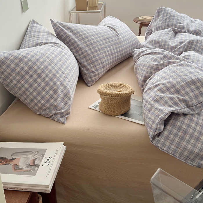 91家纺网 家纺一手货源 找家纺 水洗的故事 2024新款无印良品水洗棉四件套  立春