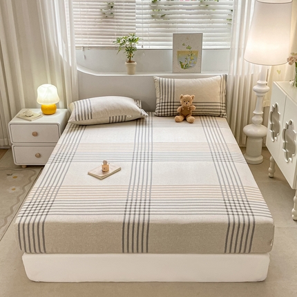 91家纺网 家纺一手货源 找家纺 （总）2024新品全棉老粗布单品床笠系列