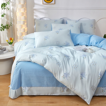 91家纺网 家纺一手货源 找家纺 （总）全美家居 2025新款A类透气泡芙棉四件套