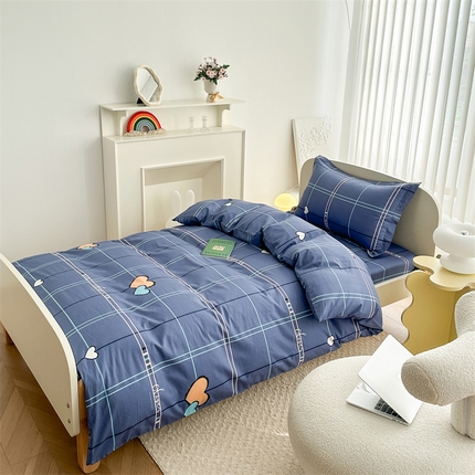 91家纺网 家纺一手货源 找家纺 （总）凌云家纺 2025新款A类全棉床笠款三件套